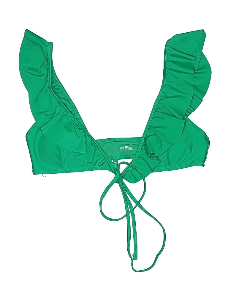 Pre-owned Aerie Swimsuit Top Green Swimwear