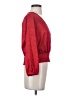 Candie's Red 3/4 Sleeve Blouse Size S - photo 4