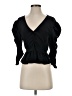 Topshop Black 3/4 Sleeve Blouse Size 4 - photo 1