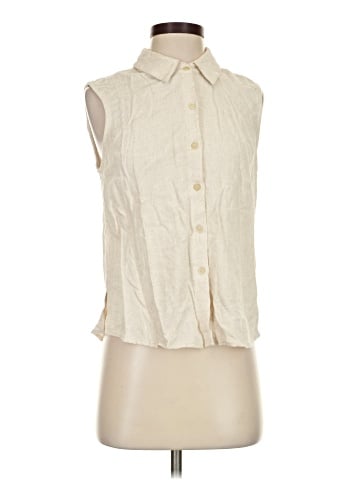 Nine Britton Sleeveless Button-Down Shirt (view 1)
