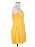 Lulus 100% Polyester Solid Yellow Cocktail Dress Size S - photo 4