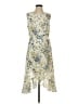 Unbranded 100% Polyester Floral Ivory Cocktail Dress Size S - photo 1