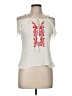 Lulus 100% Rayon Ivory Short Sleeve Top Size M - photo 1