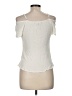 Lulus 100% Rayon Ivory Short Sleeve Top Size M - photo 2