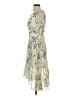 Unbranded 100% Polyester Floral Ivory Cocktail Dress Size S - photo 5