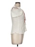 Lulus 100% Rayon Ivory Short Sleeve Top Size M - photo 4