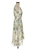 Unbranded 100% Polyester Floral Ivory Cocktail Dress Size S - photo 4
