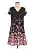 Unbranded Floral Black Casual Dress Size M - photo 1