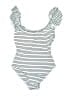 Vince Camuto Stripes White One Piece Swimsuit Size 10 - photo 2