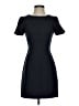 Theory 100% Polyester Solid Black Casual Dress Size 0 - photo 1
