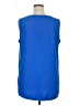 Lane Bryant 100% Polyester Blue Sleeveless Blouse Size 16 - photo 2