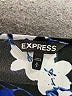 Express 100% Polyester Blue 3/4 Sleeve Blouse Size M - photo 7