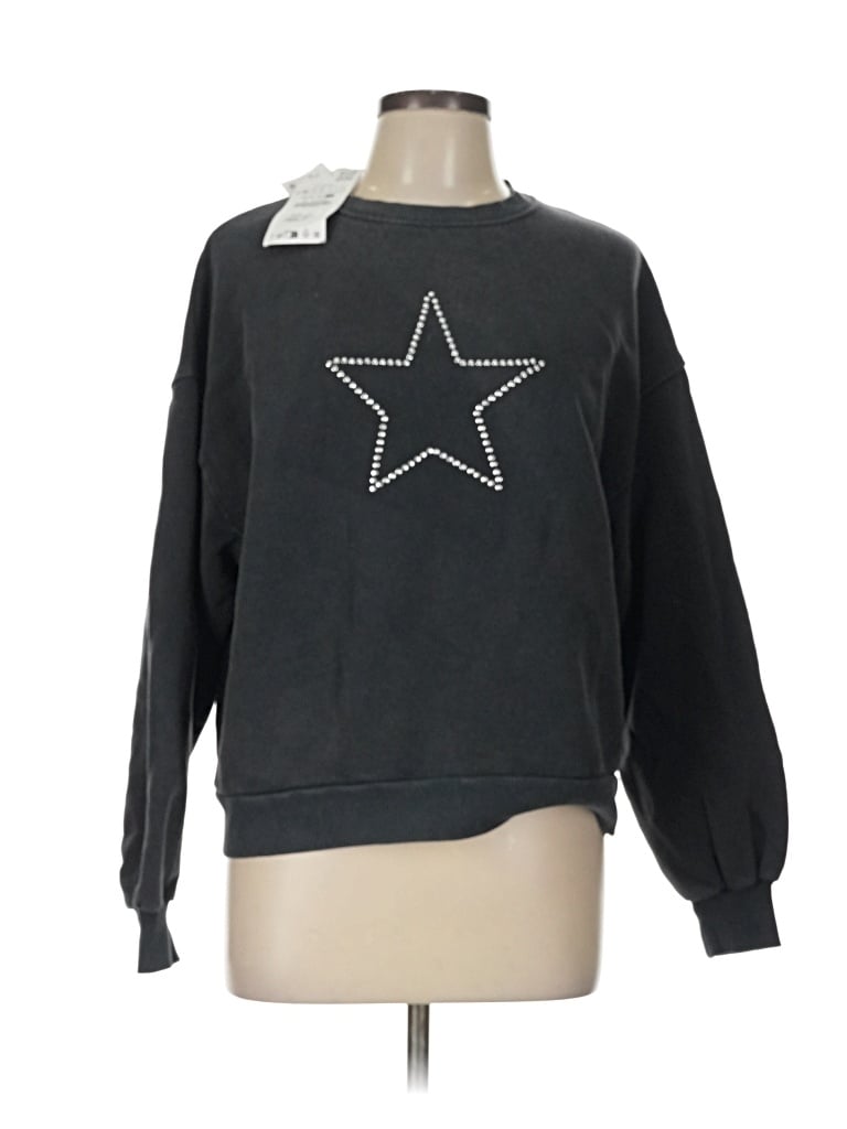 Pre-owned Assorted Brands Sweatshirt In Black