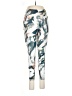 FLX Print Ivory Teal Leggings Size M - photo 1
