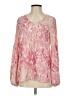 CAbi 100% Polyester Pink Long Sleeve T-Shirt Size S - photo 1