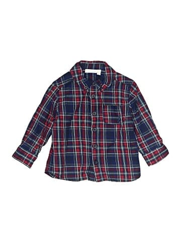 JoJo Maman Bebe Long Sleeve Button-Down Shirt (view 1)