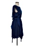 BCBGMAXAZRIA 100% Polyester Solid Blue Cocktail Dress Size S - photo 4