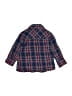 JoJo Maman Bebe 100% Cotton Plaid Blue Long Sleeve Button-Down Shirt Size 6-12 mo - photo 2