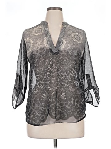 Teenbell 3/4 Sleeve Blouse (view 1)