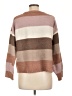 Pink Republic Color Block Brown Pullover Sweater Size L - photo 2