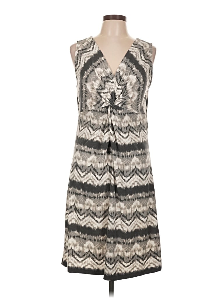 Pre-owned Eddie Bauer Cocktail Dress In Silver