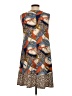 MSK Print Brown Casual Dress Size S - photo 2