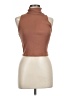 Zara Brown Short Sleeve Turtleneck Size L - photo 1