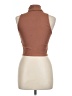 Zara Brown Short Sleeve Turtleneck Size L - photo 2