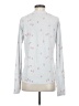 Oiselle Hearts Silver Long Sleeve Top Size S - photo 2