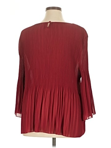 BEDFORD FAIR lifestyles 3/4 Sleeve Blouse (view 2)