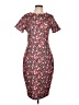 Alexia Admor Print Red Casual Dress Size L - photo 1