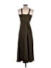 Just... Taylor 100% Polyester Brown Cocktail Dress Size 2 - photo 2