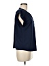 Bobeau Blue Short Sleeve Blouse Size M - photo 4