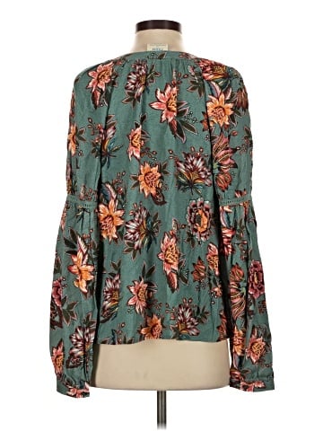 FARM Rio for Anthropologie Long Sleeve Blouse (view 2)