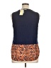 MICHAEL Michael Kors Blue Sleeveless Top Size XL - photo 2
