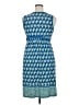 Max Studio Paisley Blue Casual Dress Size XL - photo 2