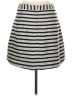 Express 100% Polyester Stripes White Casual Skirt Size 12 - photo 2