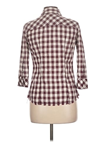 Guess Jeans 3/4 Sleeve Button-Down Shirt (view 2)