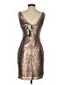 Lulus 100% Polyester Metallic Gold Cocktail Dress Size S - photo 2