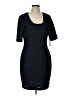 Julie Dillon 100% Polyester Black Cocktail Dress Size 12 - photo 1