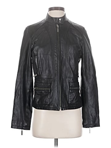 Calvin Klein Leather Jacket (view 1)