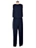 CAbi 100% Polyester Solid Blue Jumpsuit Size L - photo 2