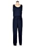 CAbi 100% Polyester Solid Blue Jumpsuit Size L - photo 1