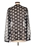 Ann Taylor Gray Long Sleeve Blouse Size L - photo 2