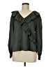 Ann Taylor Green Long Sleeve Blouse Size M - photo 1