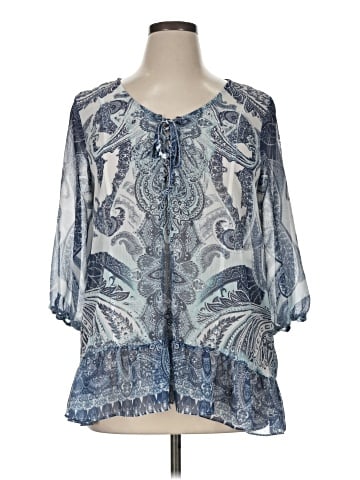 Style&Co 3/4 Sleeve Blouse (view 1)