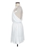 Bebe Solid White Casual Dress Size S - photo 5