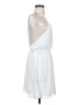 Bebe Solid White Casual Dress Size S - photo 4