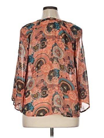 Black Rainn 3/4 Sleeve Blouse (view 2)