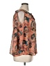 Black Rainn 100% Polyester Orange 3/4 Sleeve Blouse Size XL - photo 4